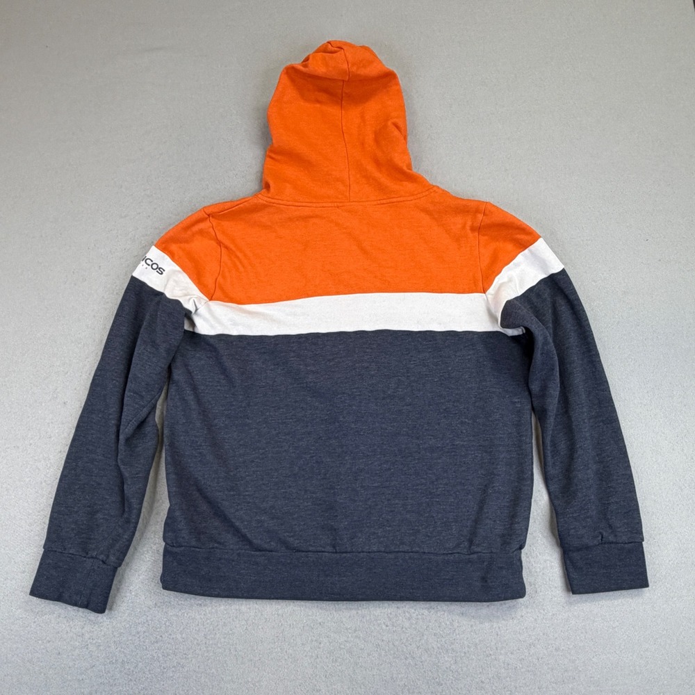 NFL Team Apparel Denver Broncos Hoodie Womens 2XL Navy Orange Zip Up Sweatshirt - Picture 2 of 10